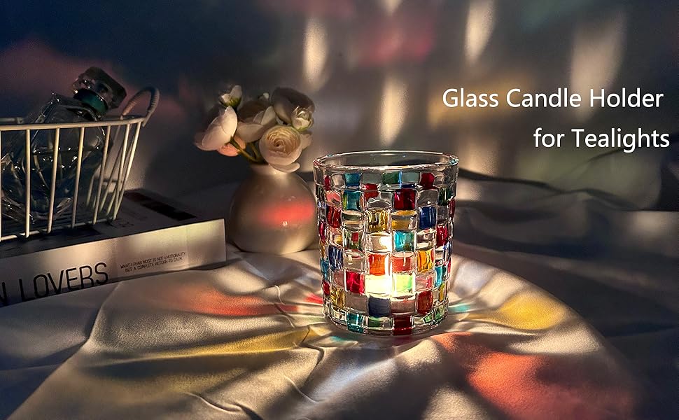 glass candle holder