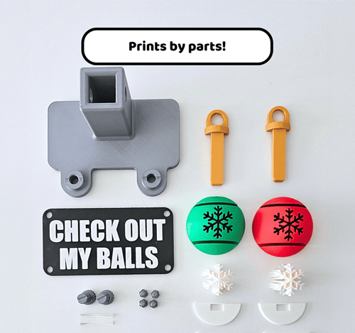 📷 3D Christmas Trailer Hitch!