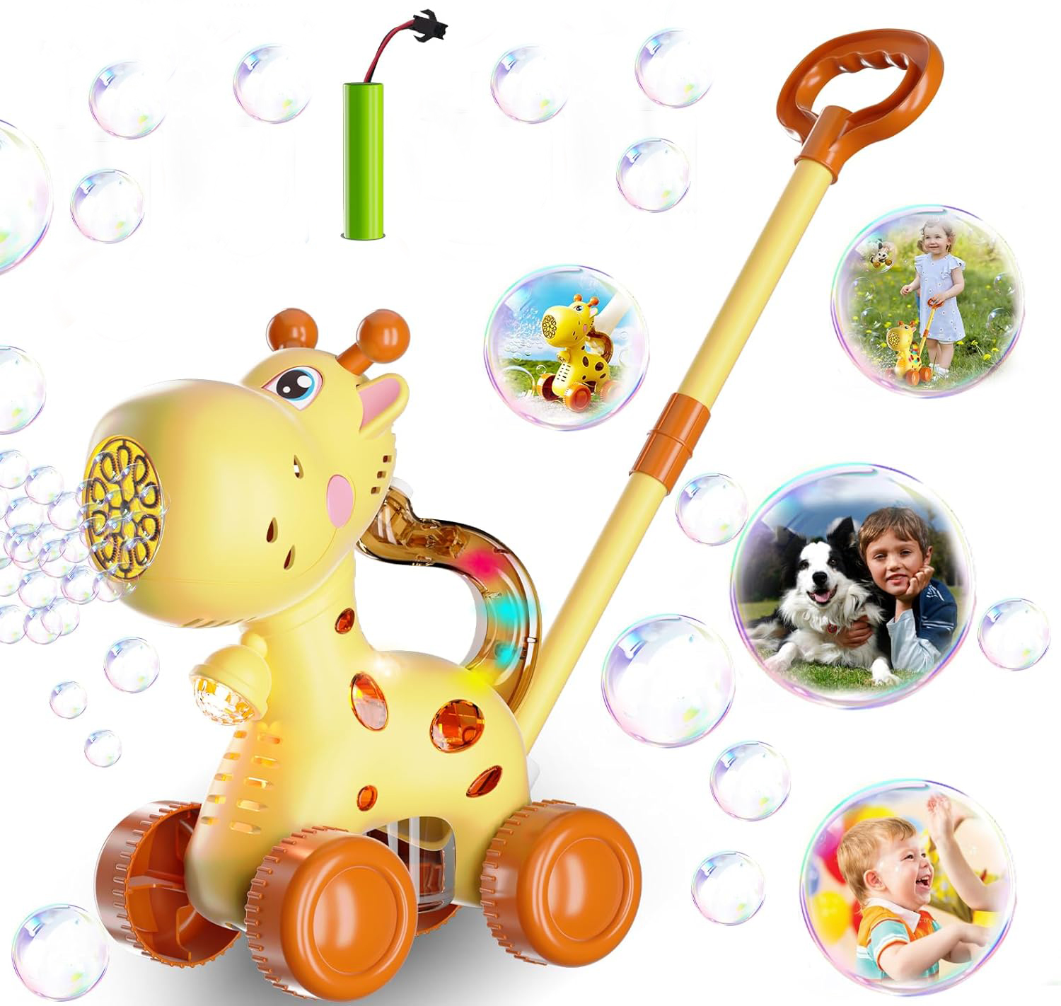 2-in-1 Animal Automatic Bubble Machine- Easter Party Essential & Outdoor Adventure Buddy!