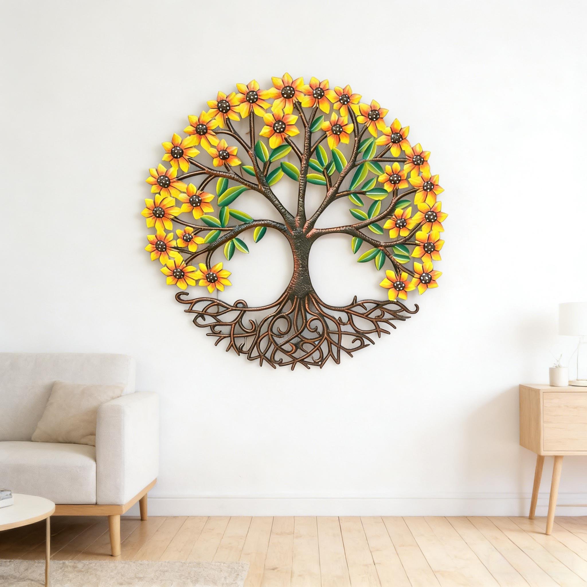 🔥LAST DAY 49% OFF - Tree of Life Metal Wall Art