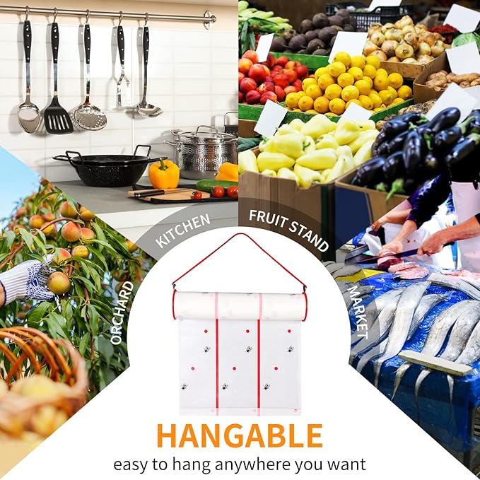 🏡🦟 Giant Sticky Fly Trap Roll