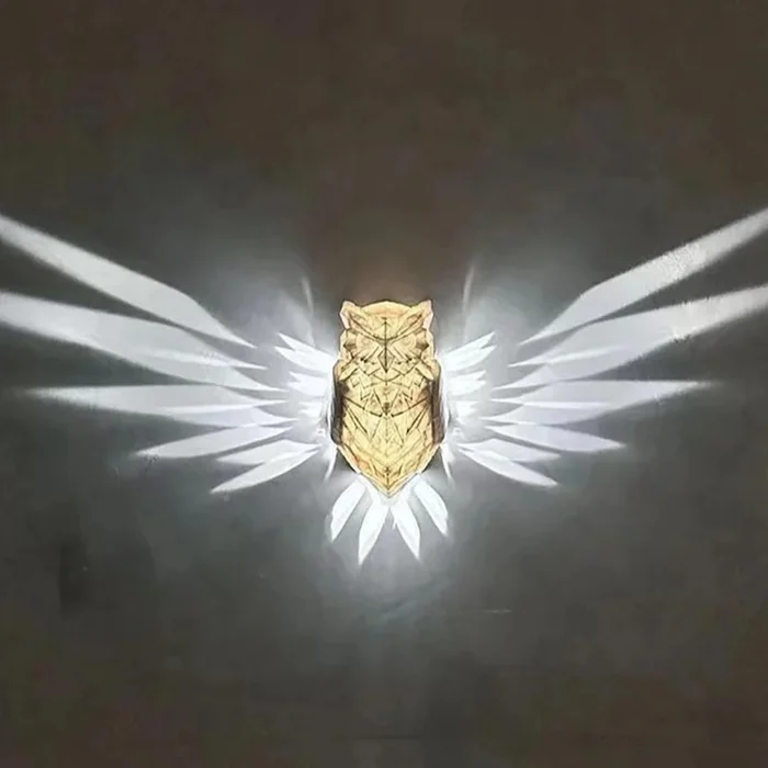 🔥 3D Bald Eagle & Owl LED Wall Light
