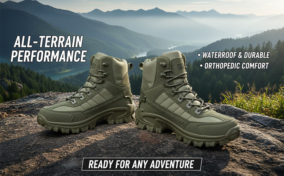 mens orthopedic support anti-puncture work boots