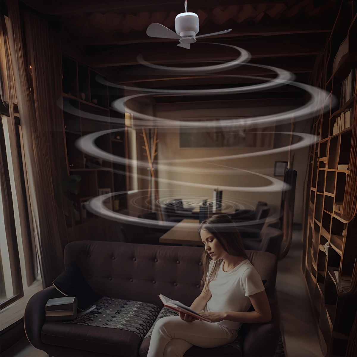 Ultimate 8000mAh Remote-Controlled LED Camping Fan with Multi-Scenario Mastery