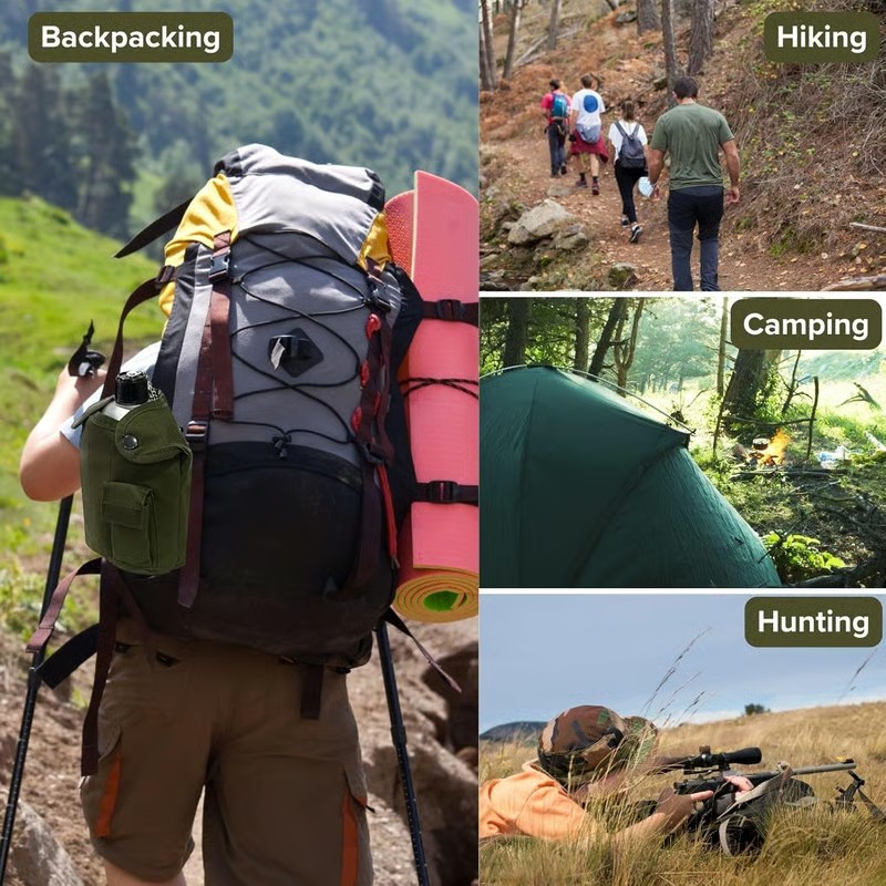 💖Spring Hot Sale 49% OFF💖Military Canteen Set of 4, Canteen Cup Stove Pouch Kit