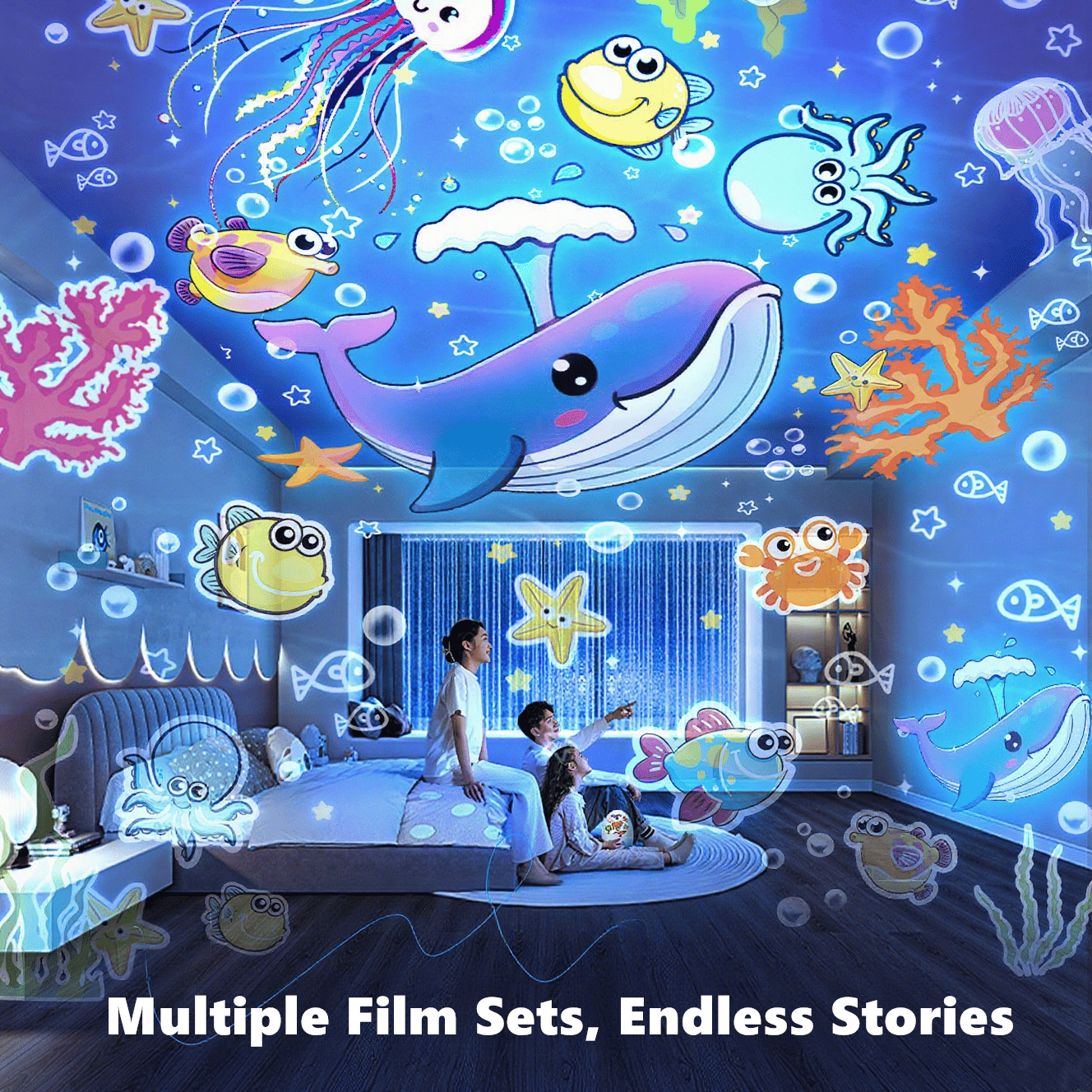 🎥Star Projector with 360 Rotating