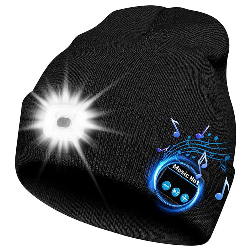 Stay Warm Bluetooth Hat with Light