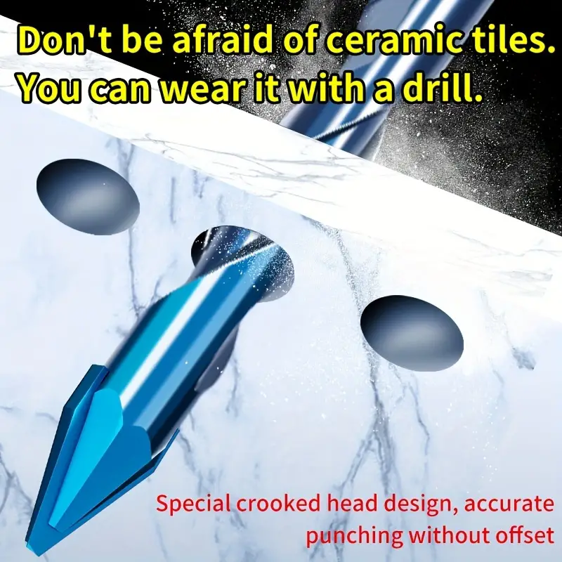 92.5HRC High-strength eccentric twist drill bit