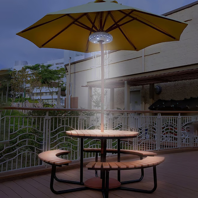 🔥Patio Umbrella Light 3 Brightness Modes Cordless 28 LED Lights-TAX FREE