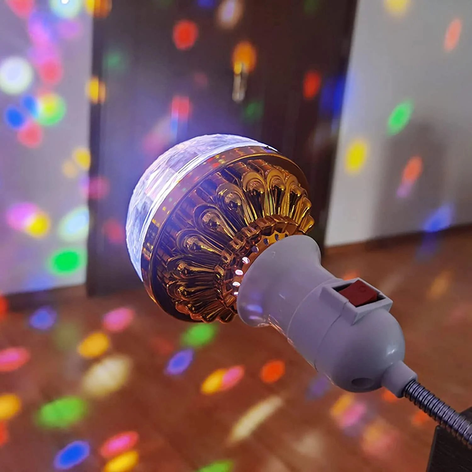 🔥HOT SALE - Colorful Rotating Disco Ball Light 2PCS