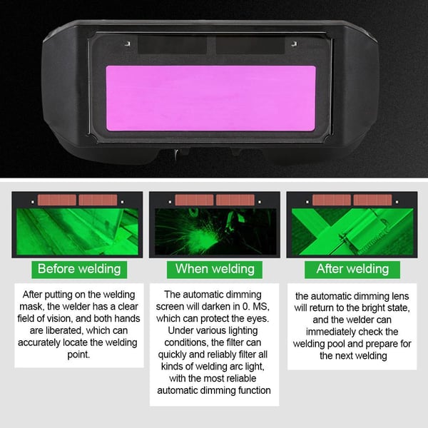  Auto Dimming Welding Glasses