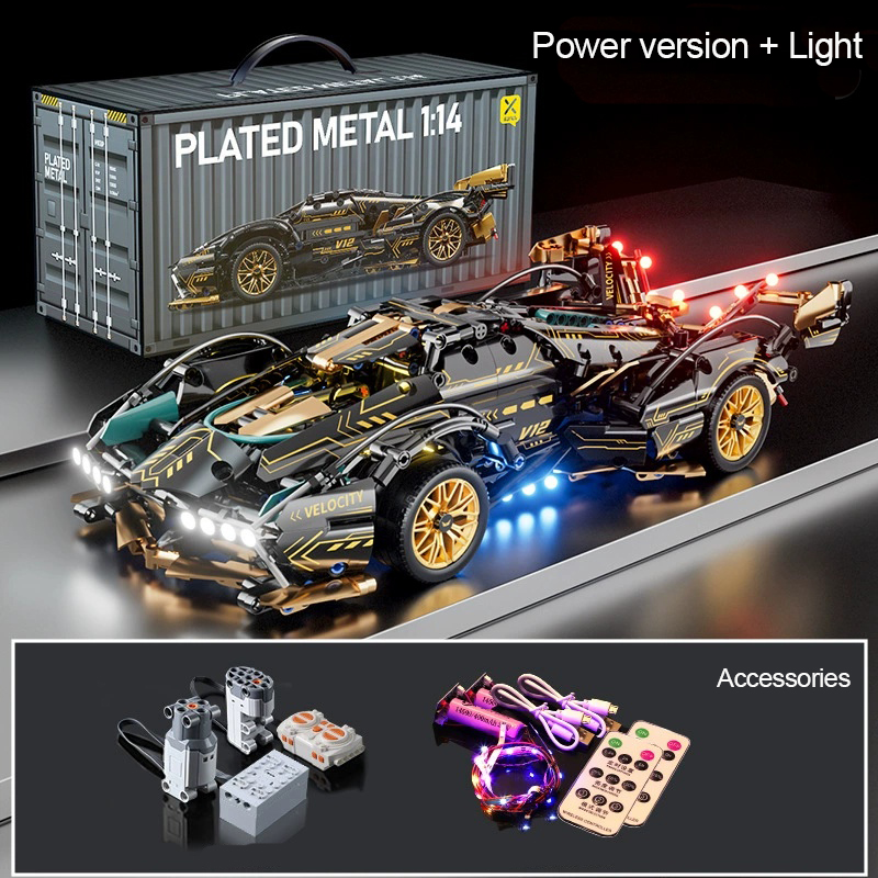Cyberpunk Sport Car Building Block Sets – Future-Proof Your Creativity!