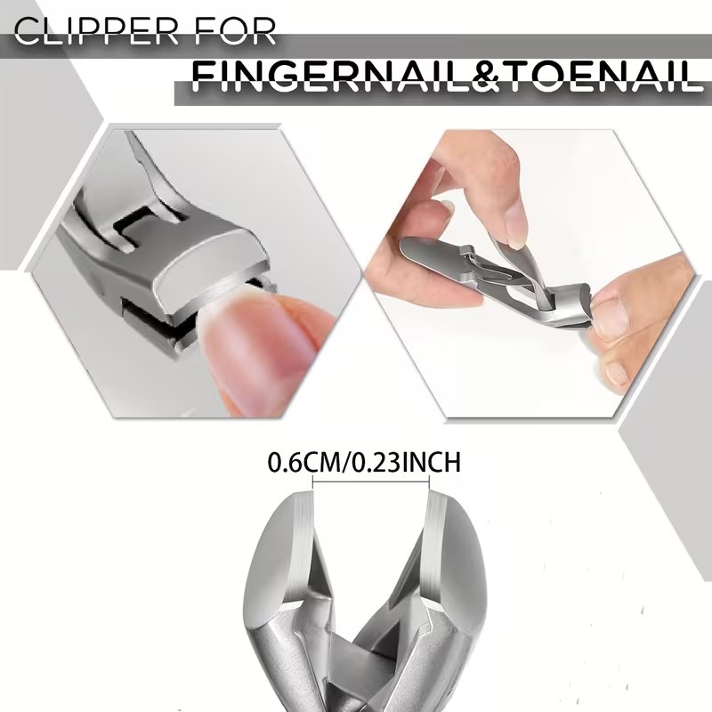 Heavy-Duty Safety Nail Clipper – Easy Trimming for Seniors