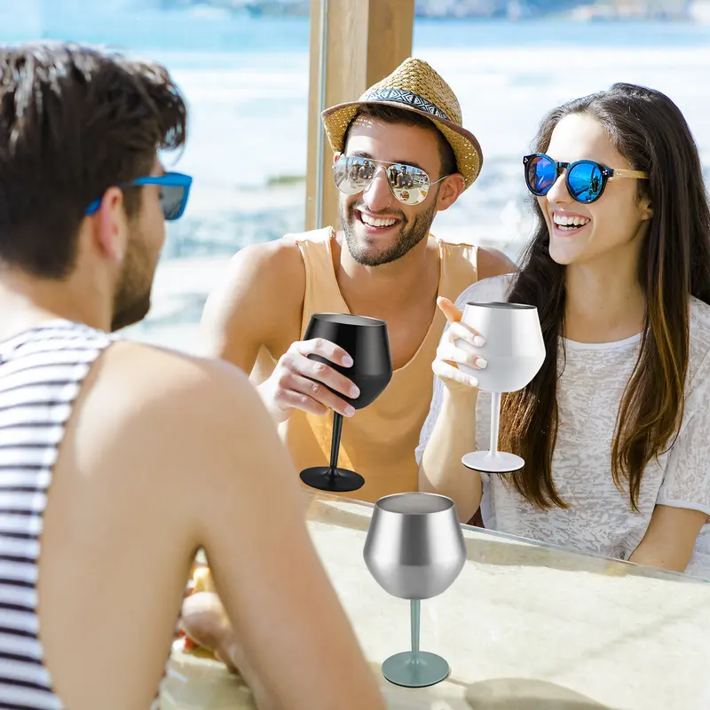 Water Bottle Premium Stainless Steel Wine Glass