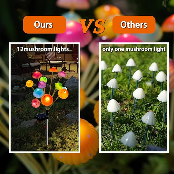 ✨This Week's Special Sale 49% OFF - Mushroom Solar Lights