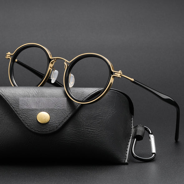 Tate Vintage Round Acetate Glasses Frame