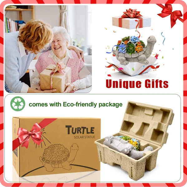 🔥Summer Promotion-49% OFF🔥Solar Garden Hare & Tortoise Statues