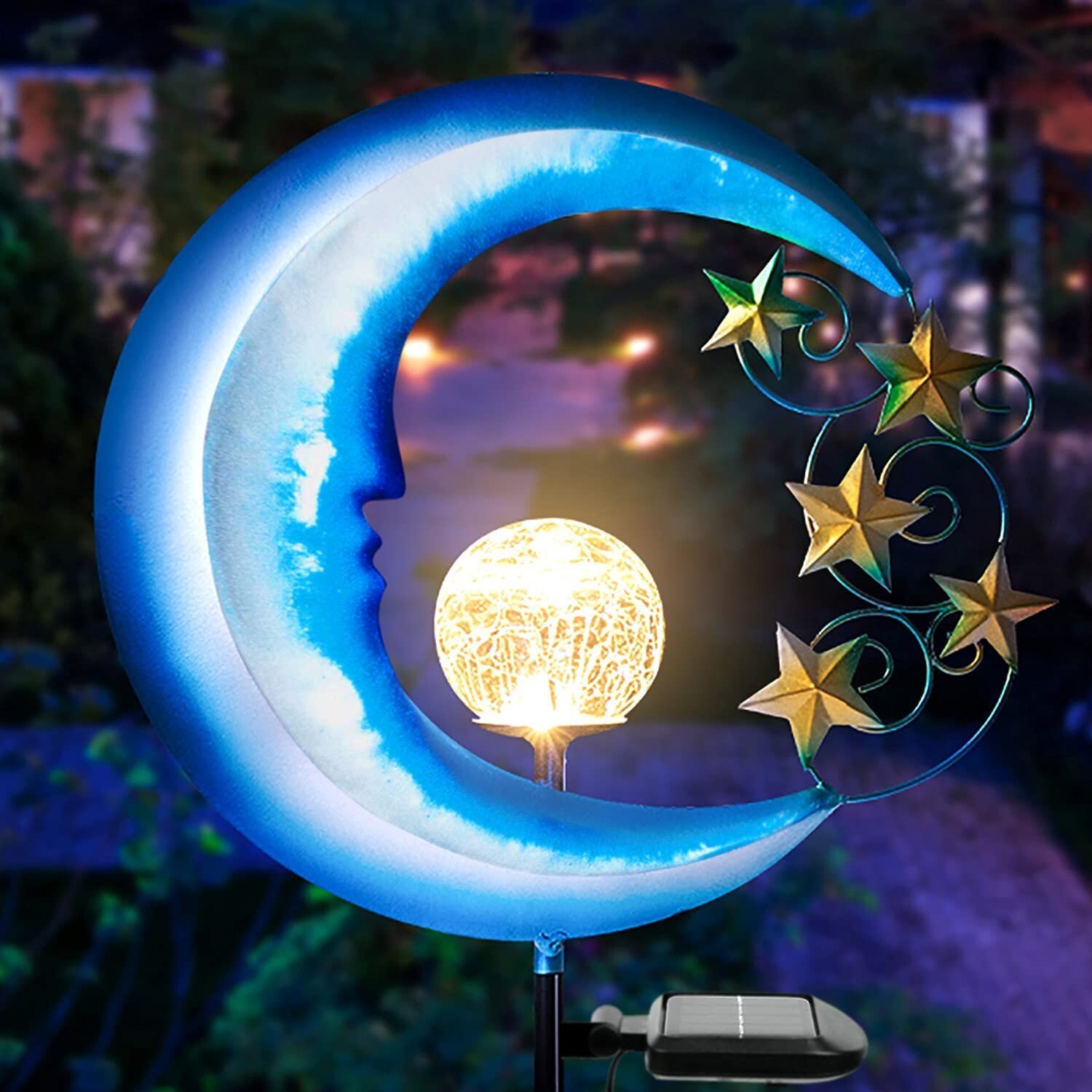 Decorative Moon Lamp - Solar Lights