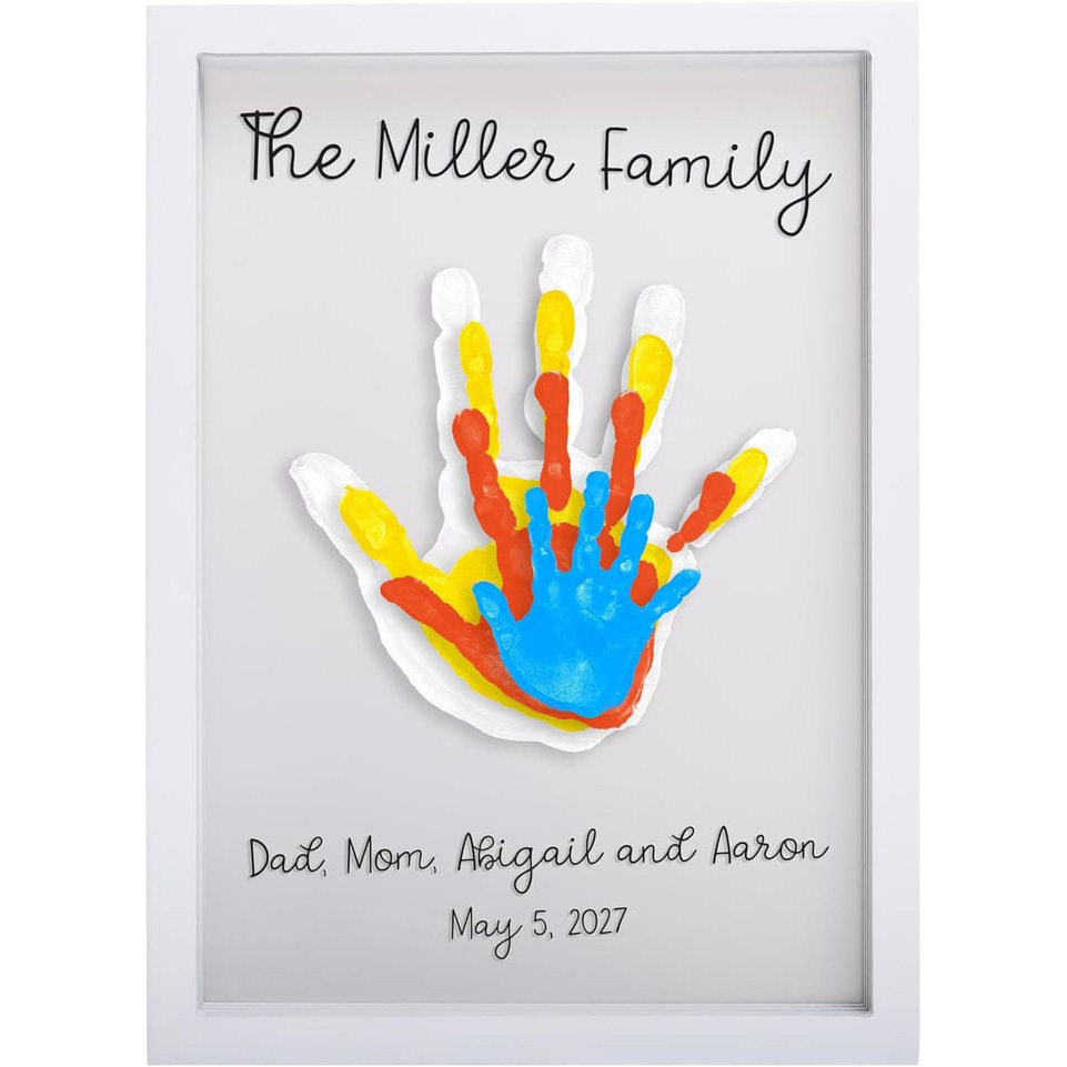 🎁Best Gift-Family Handprint Kit🔥Non-toxic, Odorless, and Harmless
