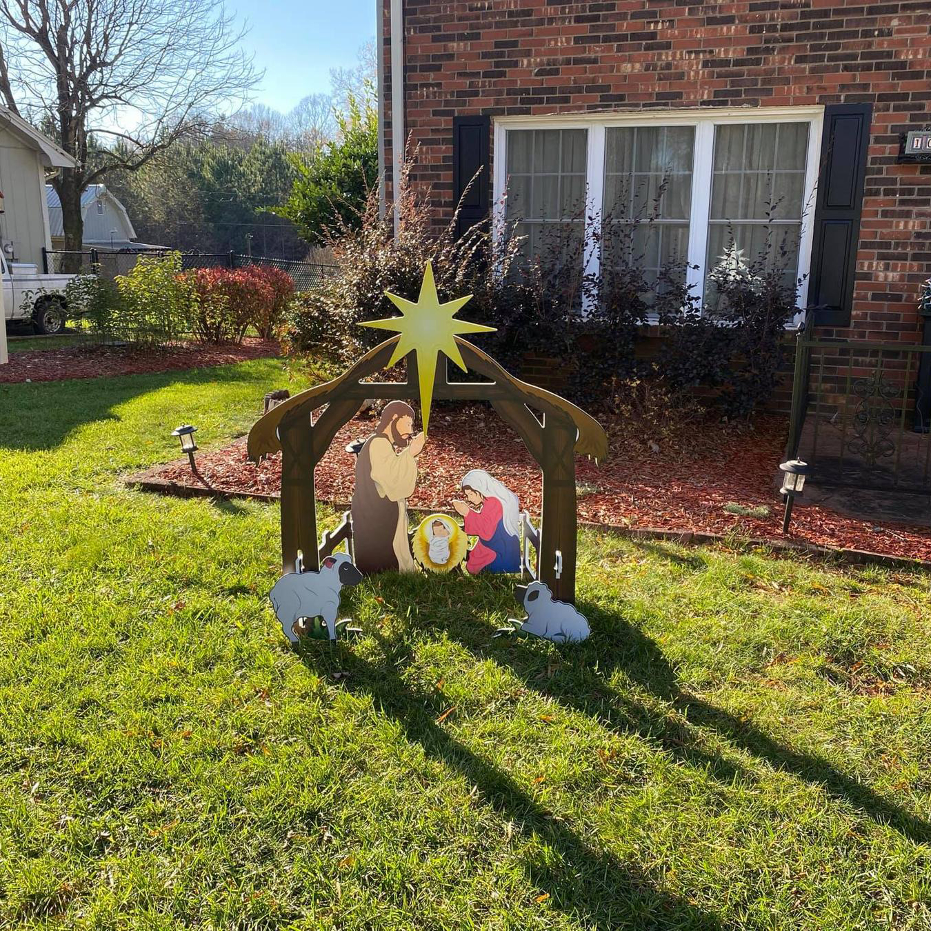 🔥 49% OFF 🔥🔥Jesus Nativity Scene Sign（Buy 2 Free Shipping）