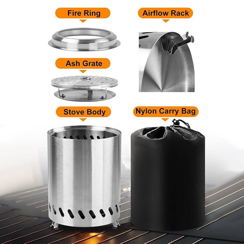 🎄Christmas Sales 49% OFF -Portable Smokeless Tabletop Firepit