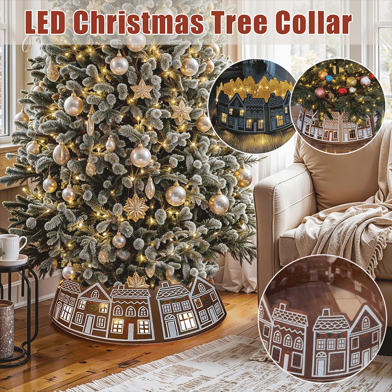 🎄Christmas Sale 49% OFF🎅LED Gingerbread ChristmasTree Collar