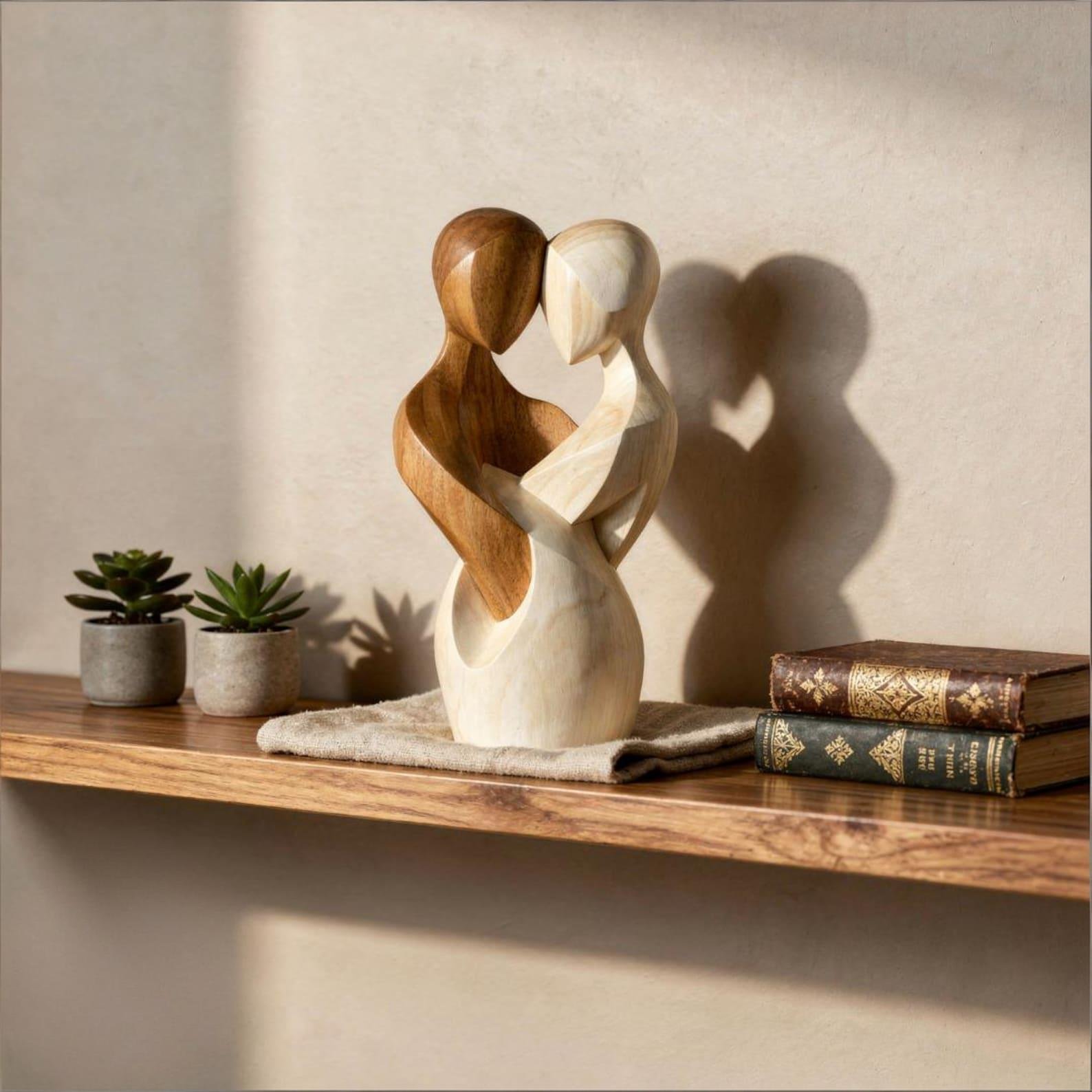 ❤️Wooden “Embrace” Sculpture Ornament