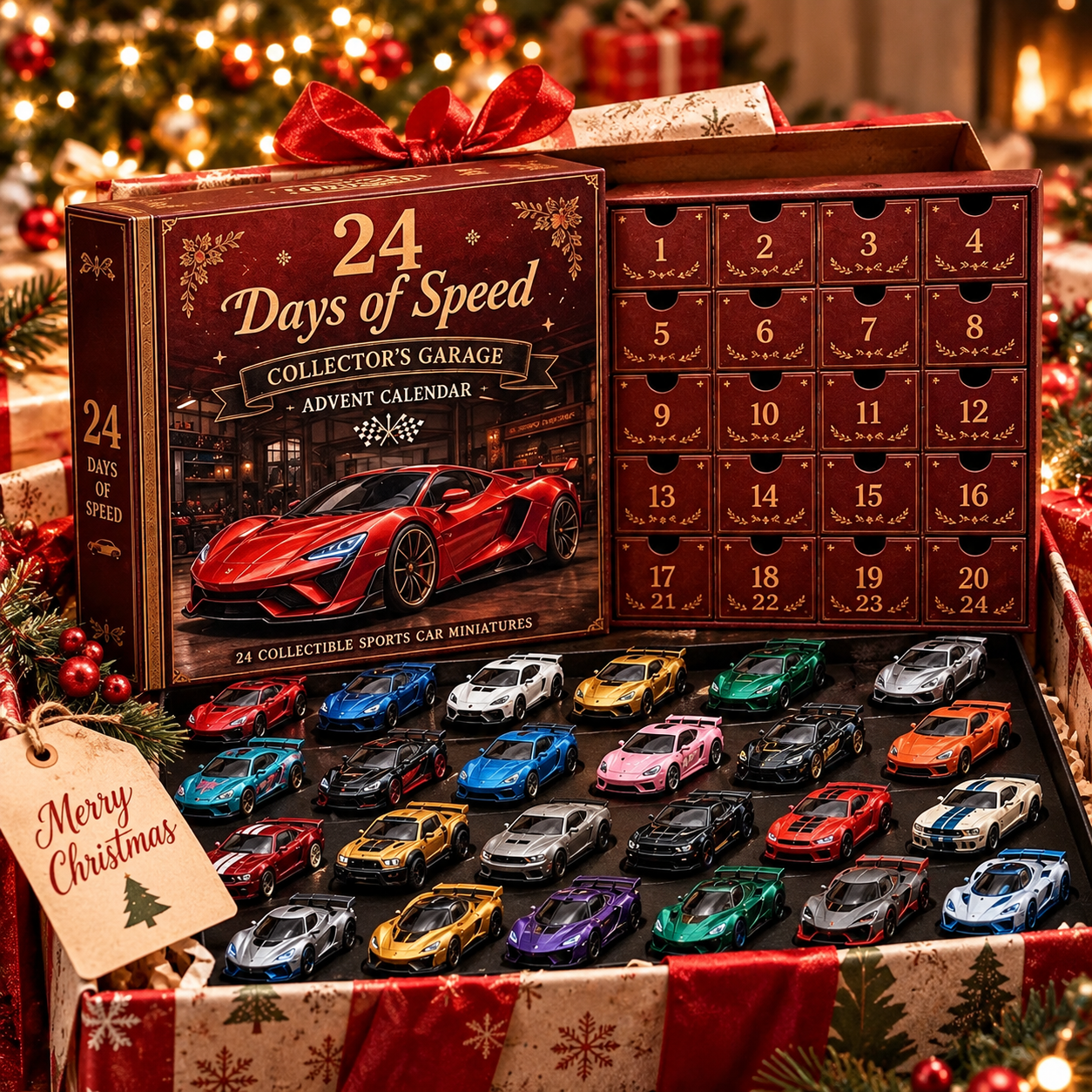 24-Day Sports Car Advent Calendar