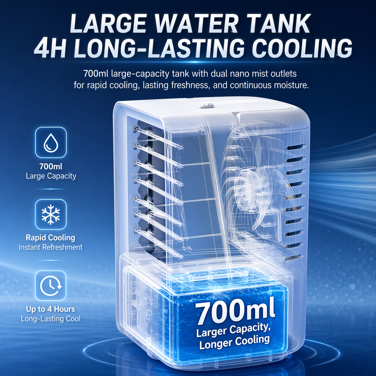 Portable Personal Evaporative Air Cooler 🌵❄️