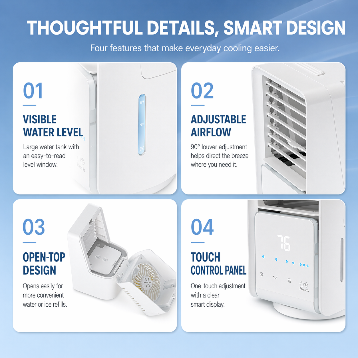 Portable Personal Evaporative Air Cooler 🌵❄️
