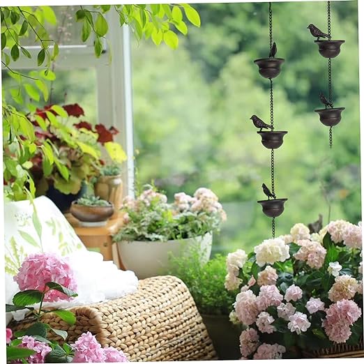 🔥HOT SALE 49% OFF - Mobile Birds on Cups Rain Chain