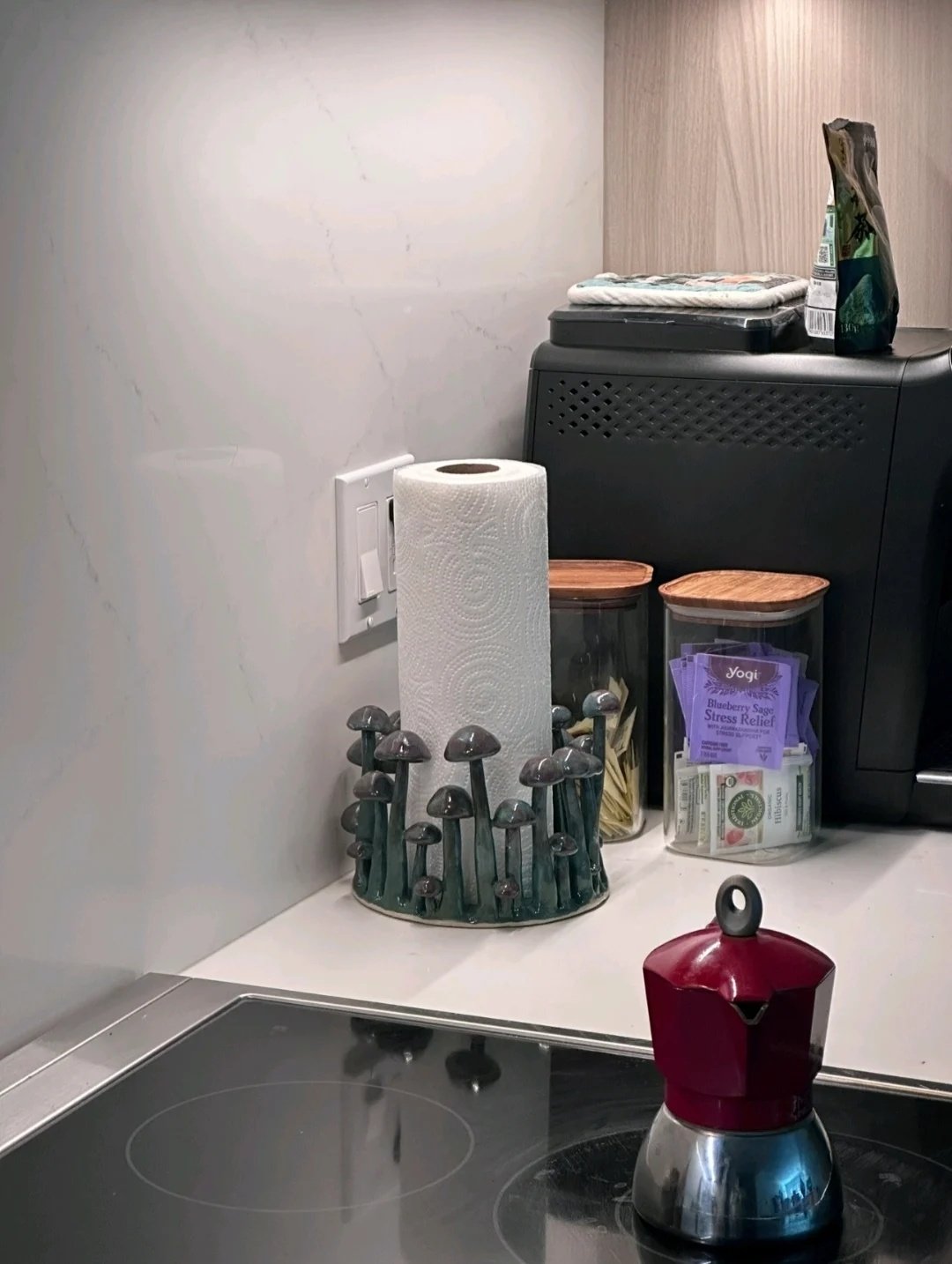 Enchanted Grove Mushroom Paper Towel Holder