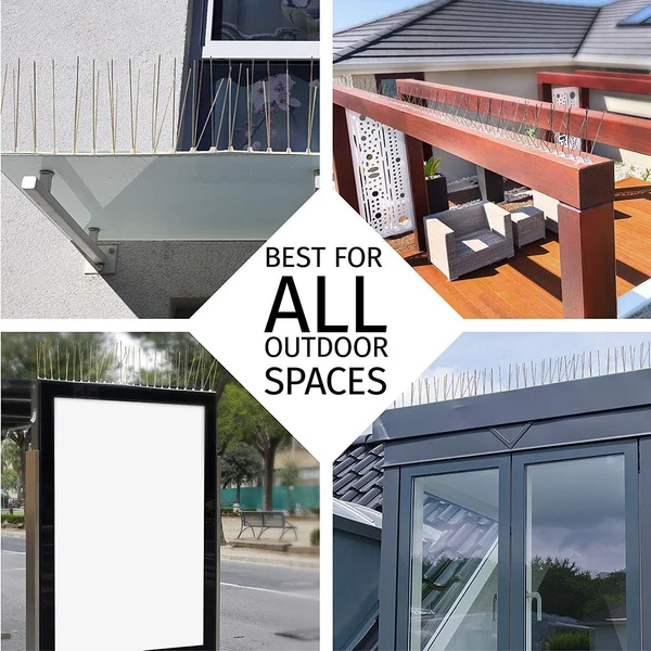 🔥Last Day Promotion-49% OFF🔥12pcs / Box Narrow Stainless Steel Bird Spikes-100% Bird-Proof