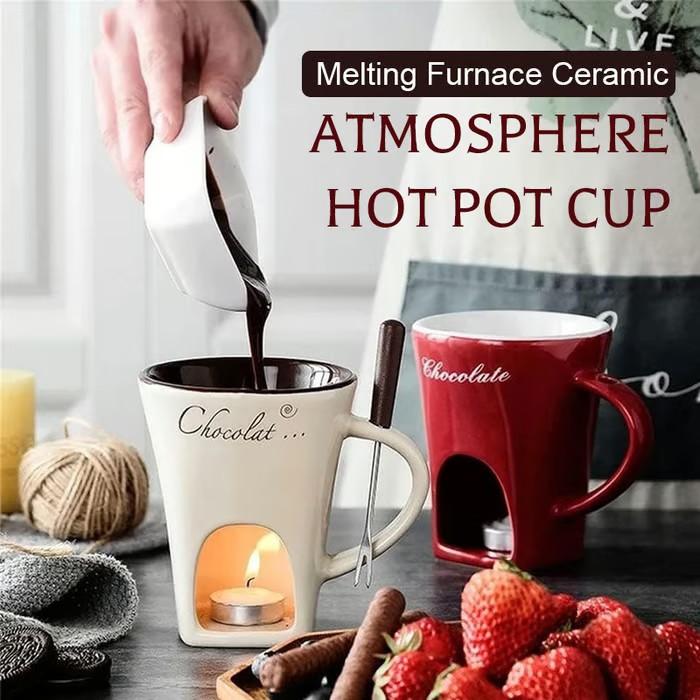 🔥Melting Furnace Ceramic Atmosphere Hot Pot Cup