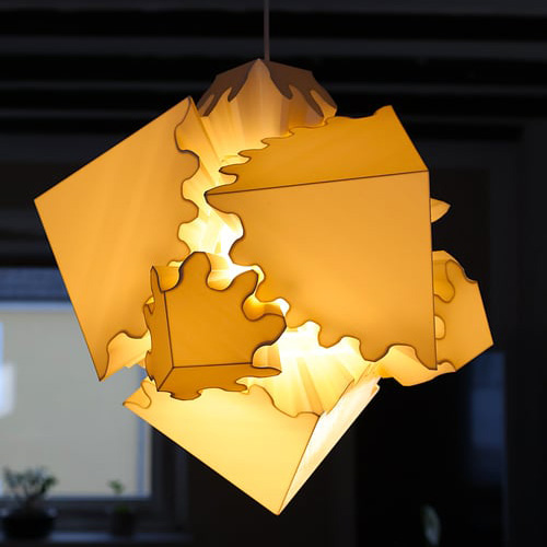 Gear Cube Lamp