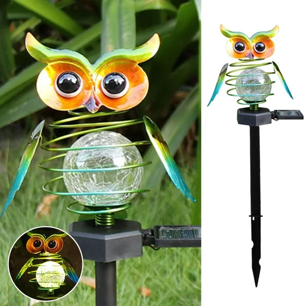 Solar Powered Iron Metal Garden Light