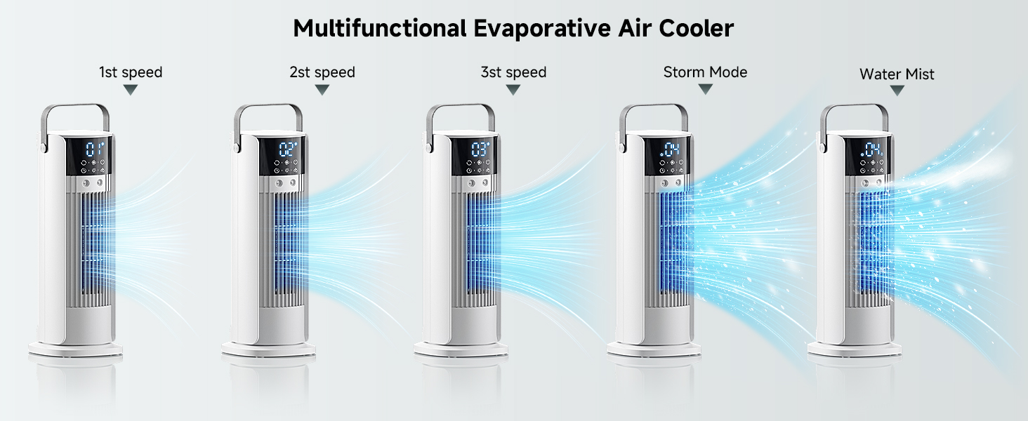 Multifunctional Evaporative Air Cooler