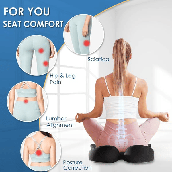 Ergonomic Memory Foam Seat Cushion