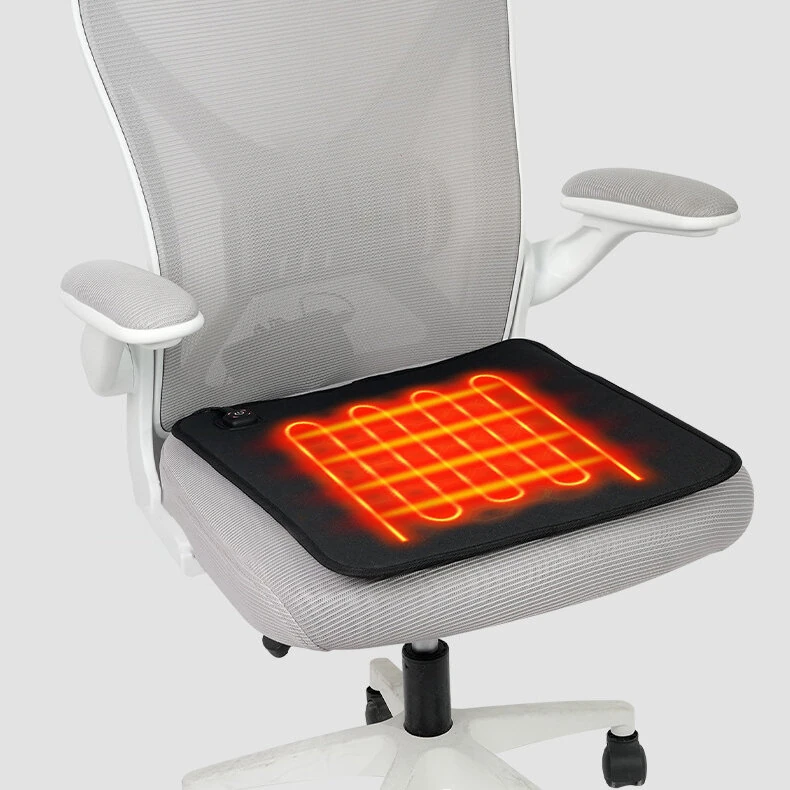 Three-Level Adjustable, Foldable, Lightweight Heated Seat Cushion
