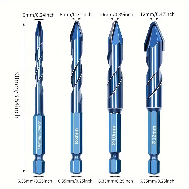 92.5HRC High-strength eccentric twist drill bit