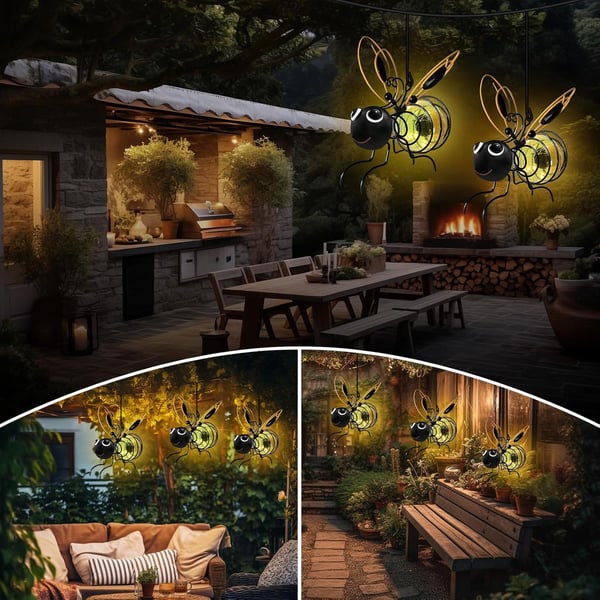🐝Outdoor Hanging Solar Bee Light