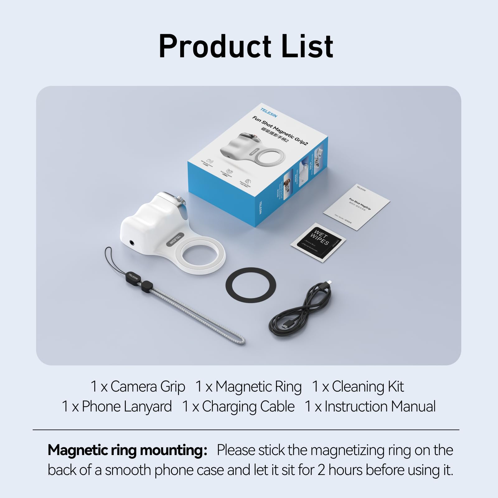 TELESIN Magnetic Grip