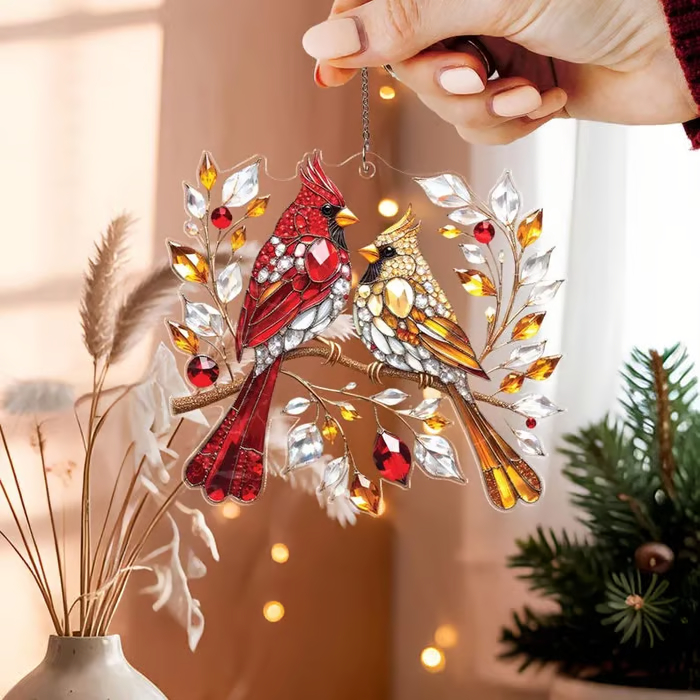 🌲Christmas Gift--❤️Memorial Keepsake – Cardinal Lovebirds