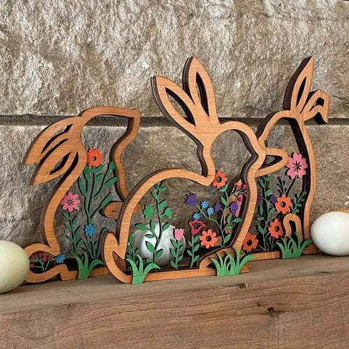 Handmade🐰Springtime Trio Easter Bunny