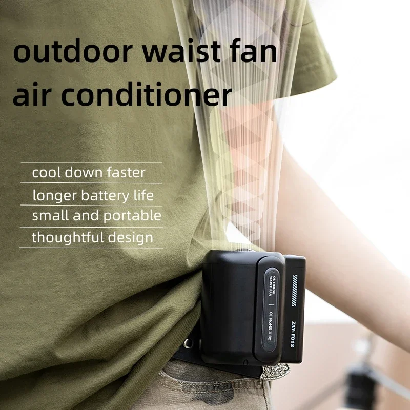 🌀 Outdoor Mini Air Conditioner 🌀 Portable Waist Hanging Fan