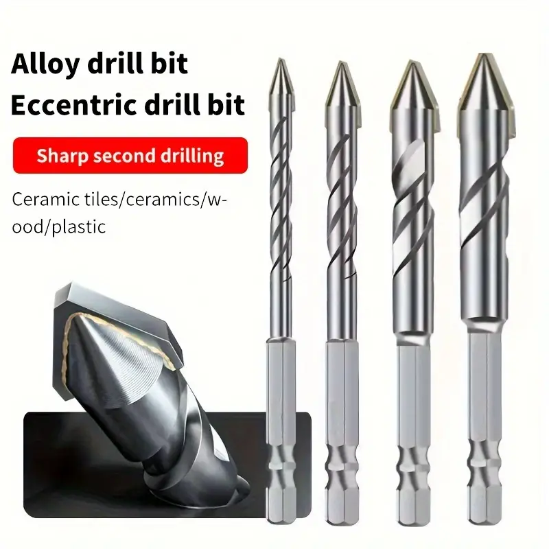 92.5HRC High-strength eccentric twist drill bit