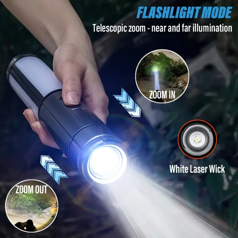 Rechargeable LED Camping Telescopic Light