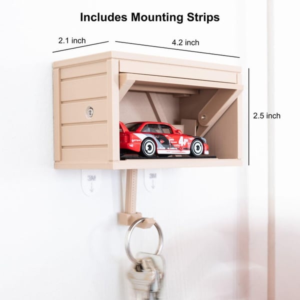 🔥Hot Sale 49% OFF🔥🚗🔑Garage Wall-Mounted Key Holder