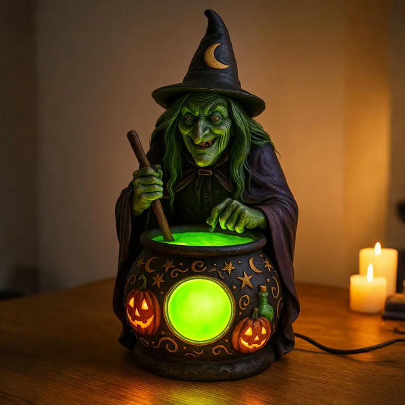 🎃Halloween Early Bird Special Sale 49% OFF - Halloween Witch Cauldron Lamp