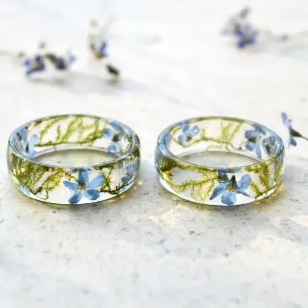 🌸2025 Spring New Sale - Handmade Floral Ring